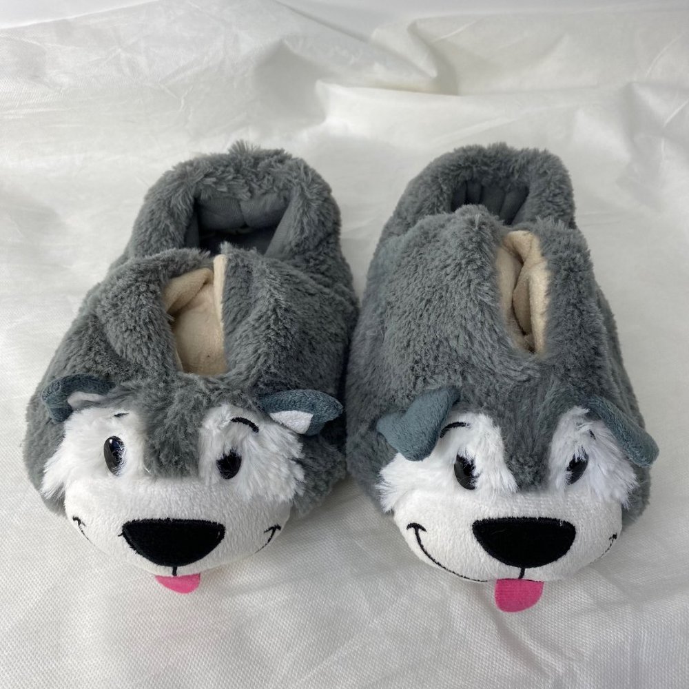 FlipaZoo Husky Bear Slippers Big Kids XXL 5/6